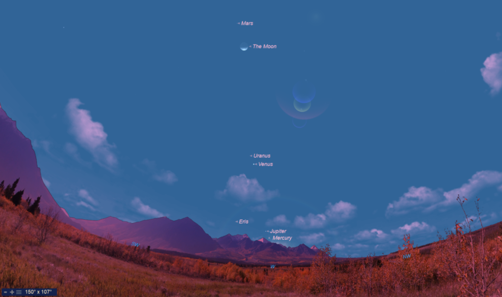 March 28 planets